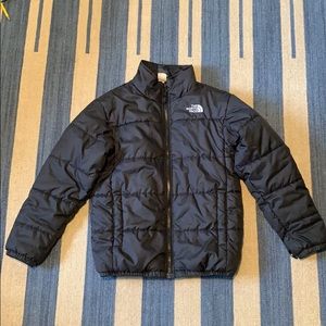 Black Northface Boys Puffer Jacket